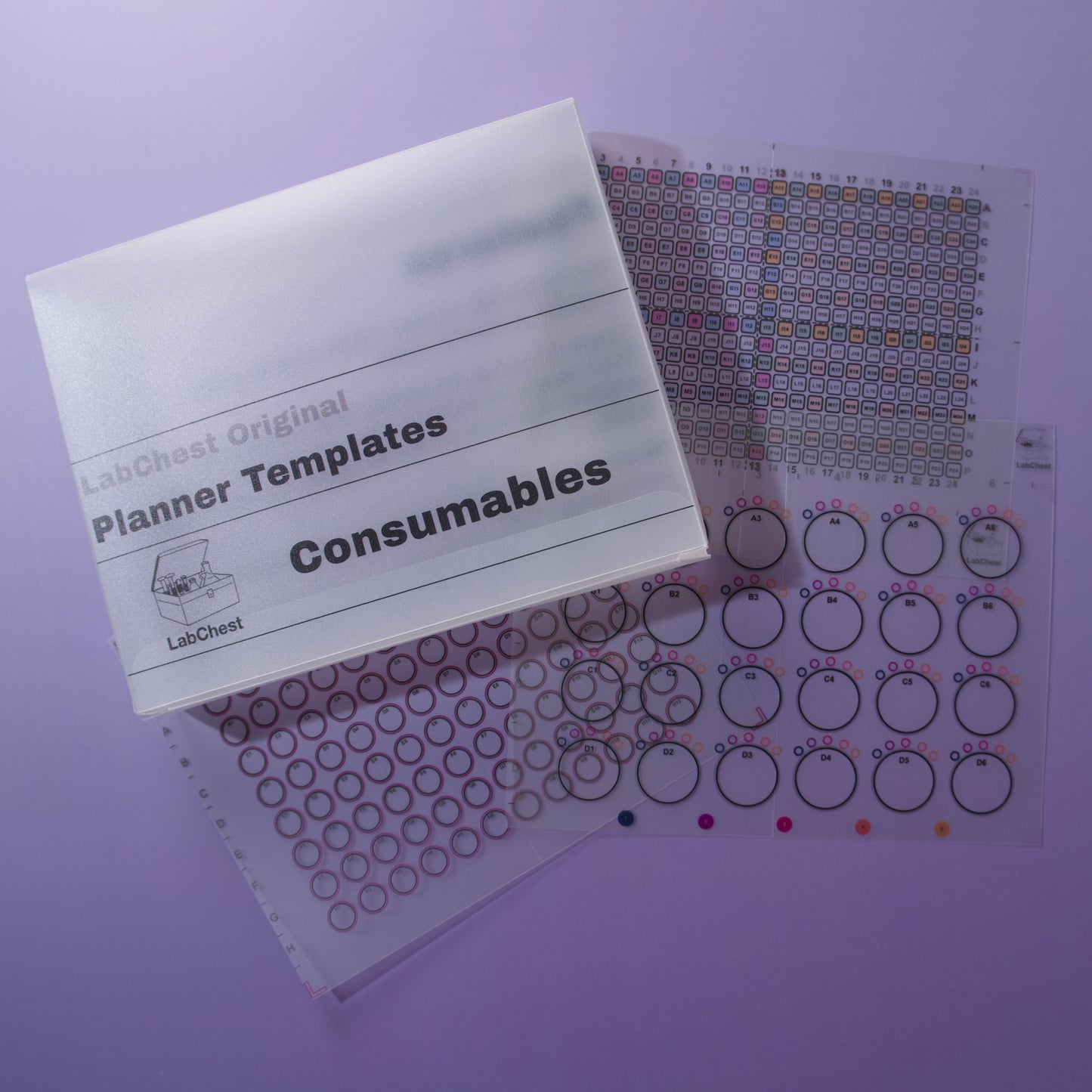 24 Well Template Stickers