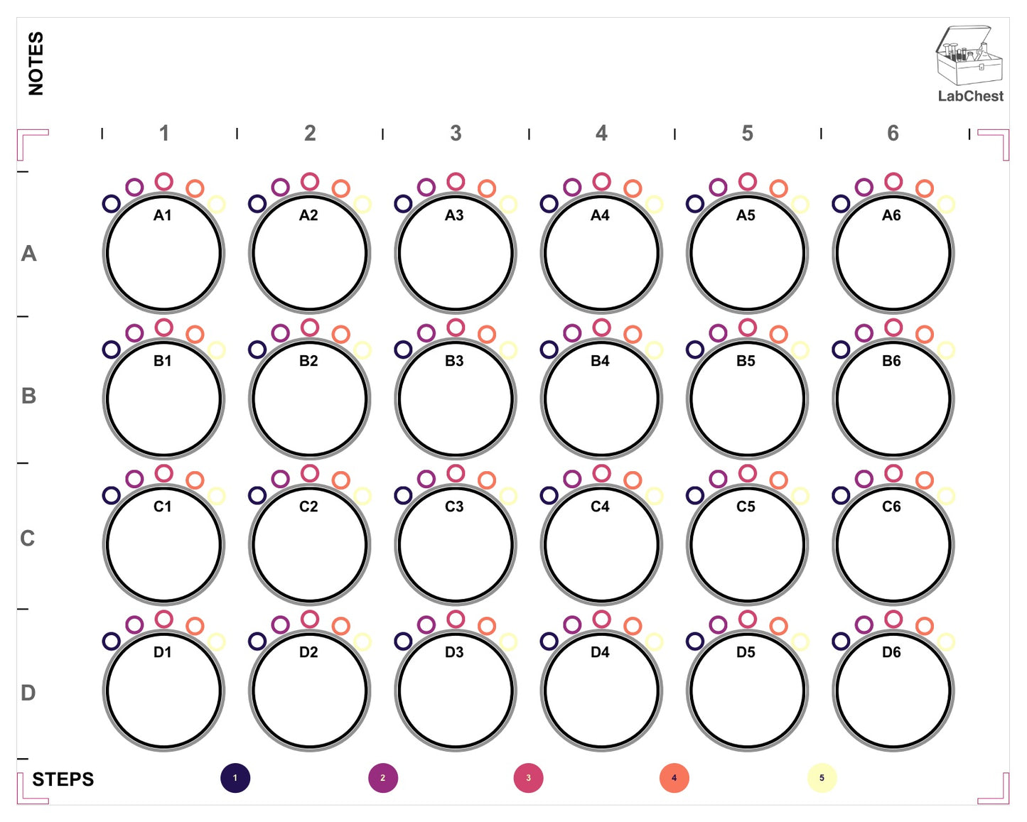 [Preorder] 24-Well Template Sticker