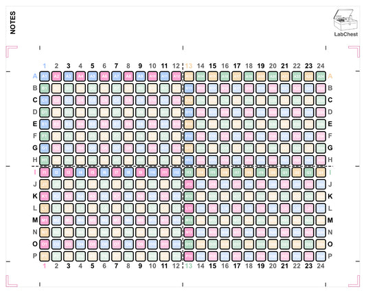 [Preorder] 384-Well Template Sticker