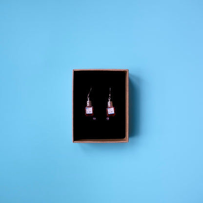 Cell Culture Bottle Earrings