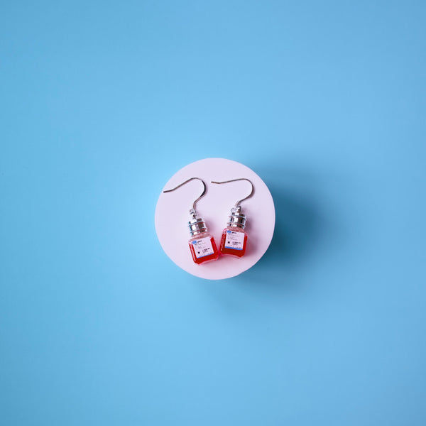 Cell Culture Bottle Earrings