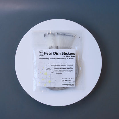 Petri Dish Stickers - 90mm