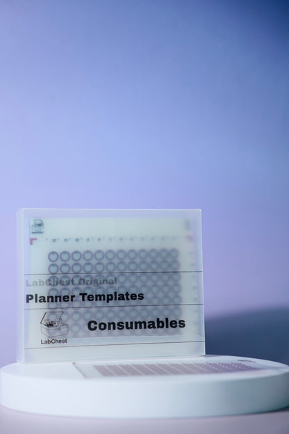 96 Well Template Plate Sticker